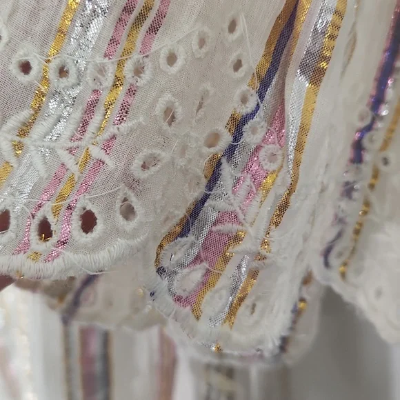 Sea New York Harriet Pintucked blouse size 2 - Picture 6 of 13